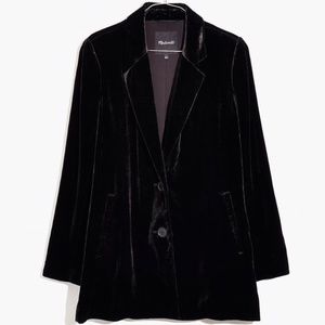 Madewell Velvet Dorset Blazer